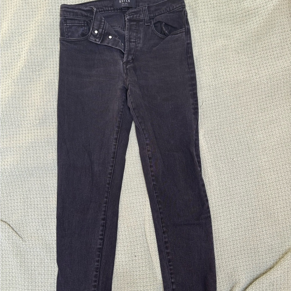 DSTLD Women's Charcoal Skinny Jeans